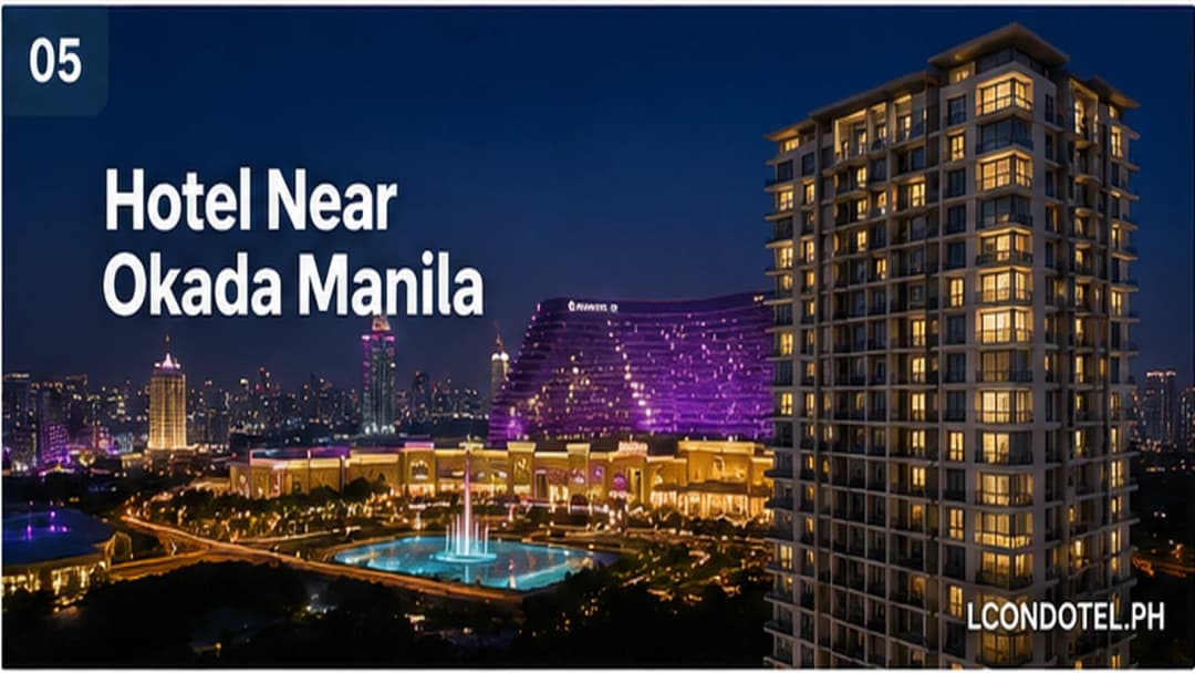 Nighttime Pasay accommodation near Okada Manila and Entertainment City